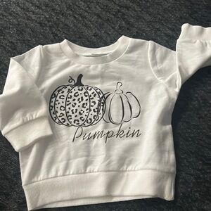 Toddler pumpkin sweater NWOT